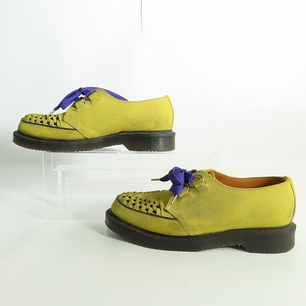 実際に弊社で買取させて頂いたGEORGE COX ×KAIKO/ジョージコックス Gibson/ギブソン ラバーソール シューズ ブラック 12030/6.5の画像 3枚目