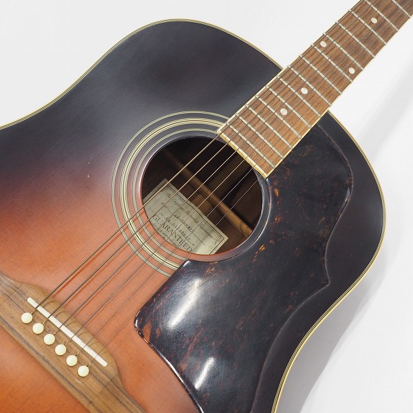 実際に弊社で買取させて頂いた★【難有り】Epiphone/エピフォン MASTERBILT AJ-500MVS アコースティックギター/アコギ セミハードケース付の画像 5枚目