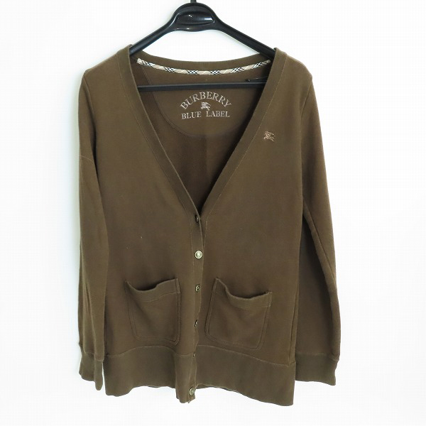 実際に弊社で買取させて頂いたBURBERRY BLUE LABEL/バーバリーブルーレーベル ニット/ブラウン/38