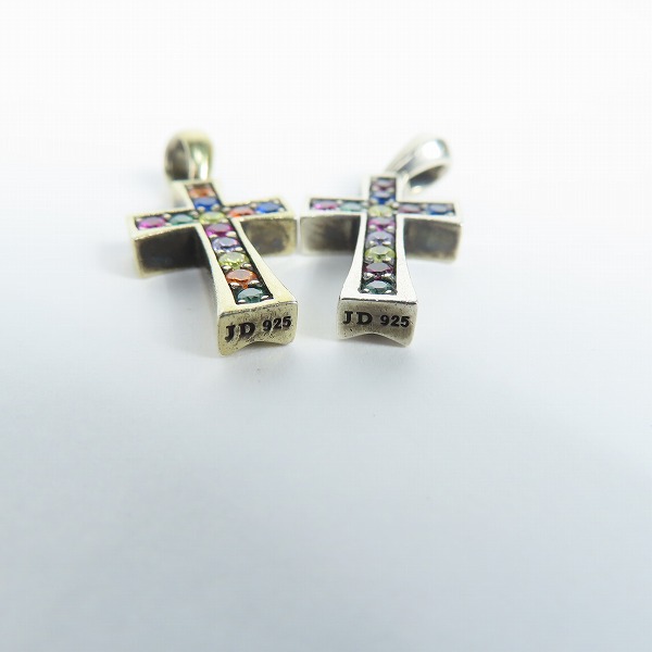 実際に弊社で買取させて頂いたJustin Davis/ジャスティンデイビス ストーンセット クロスペンダント 2点セットの画像 4枚目