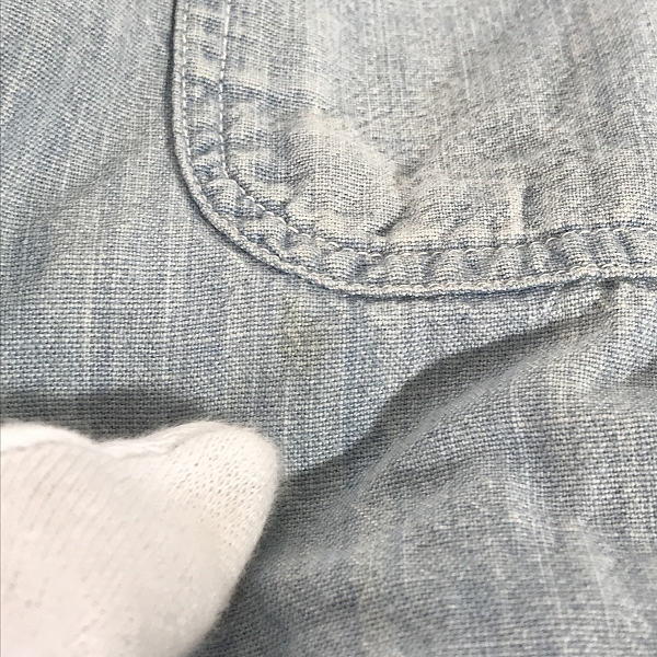 実際に弊社で買取させて頂いたBUZZ RICKSON'S/バズリクソンズ USN プリント 長袖シャツ16-16-1/2の画像 5枚目