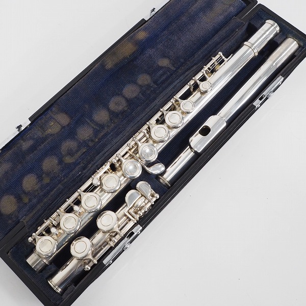 実際に弊社で買取させて頂いた【ジャンク】YAMAHA/ヤマハ YFL-221SII/YFL221SII フルート 頭部管銀製 ハードケース付