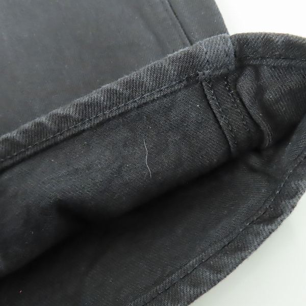 実際に弊社で買取させて頂いたvisvim/ビズビム SOCIAL SCULPTURE 03 CMYK BLK/ソーシャルスカルプチャー ブラック デニムパンツ 0122205005007/W38L30の画像 8枚目