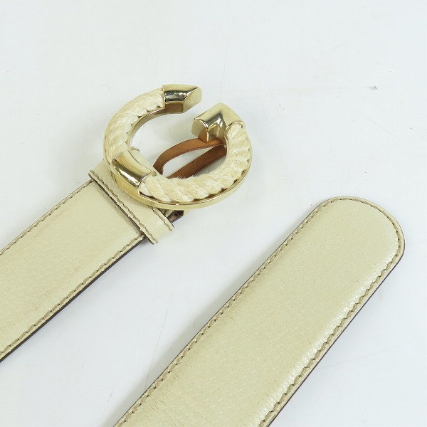 極美品⭐GUCCI ベルト ゴールドバックル ラブリーハート レザー 茶 ⭐️極美品⭐️GUCCI ゴールドバックル レザーベルト 希少