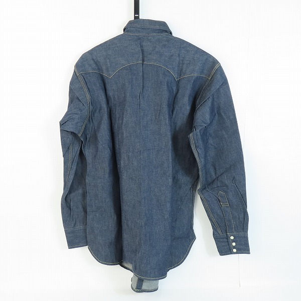 実際に弊社で買取させて頂いた【未使用】LEVIS/リーバイス 米国製 デニムウエスタンシャツ/Lの画像 1枚目