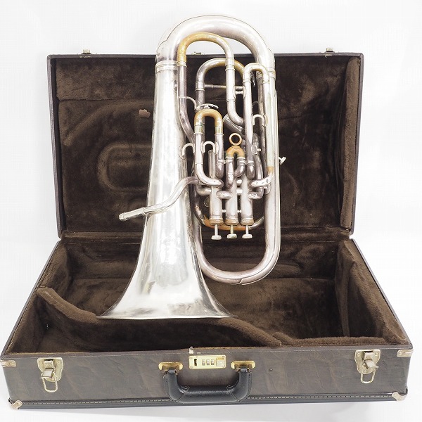 実際に弊社で買取させて頂いた★【ジャンク】BOOSEY＆HAWKES/ブージー&ホークス ユーフォニアム ハードケース付