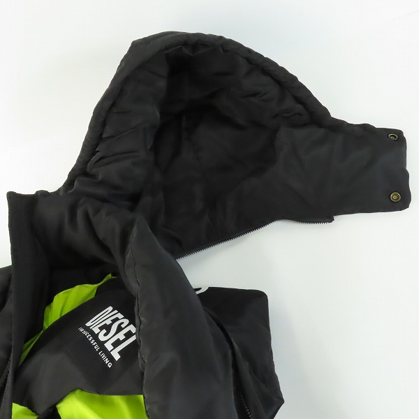 実際に弊社で買取させて頂いたDIESEL/ディーゼル ジップアップ ダウンジャケット/Sの画像 5枚目