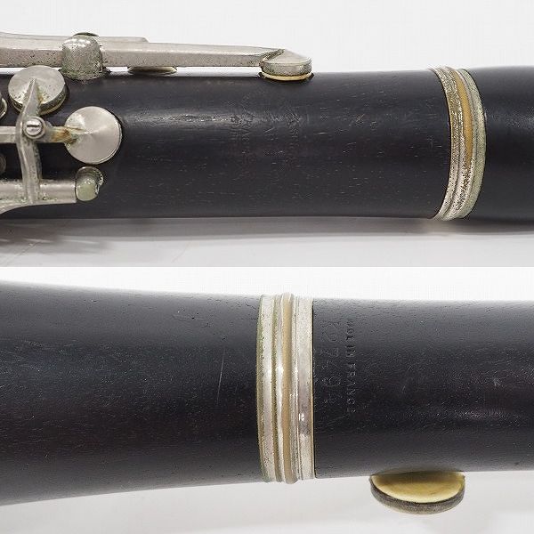 実際に弊社で買取させて頂いた【使用感有り】BUFFET CRAMPON/ビュッフェ・クランポン 型番刻印なし クラリネット ハードケース付の画像 2枚目