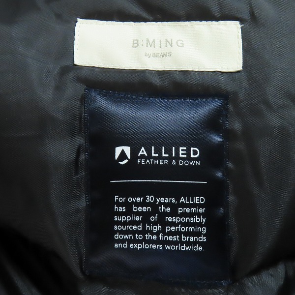 実際に弊社で買取させて頂いたB:MING by BEAMS/ビーミング バイ ビームス ラクーンファー ダウンジャケット 93-19-0281-803 /Mの画像 2枚目