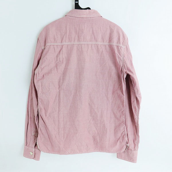 実際に弊社で買取させて頂いたGLORY PARK/グローリーパーク THE FLAT HEAD/フラットヘッド 長袖 ウエスタンシャツ ピンク系/38の画像 1枚目