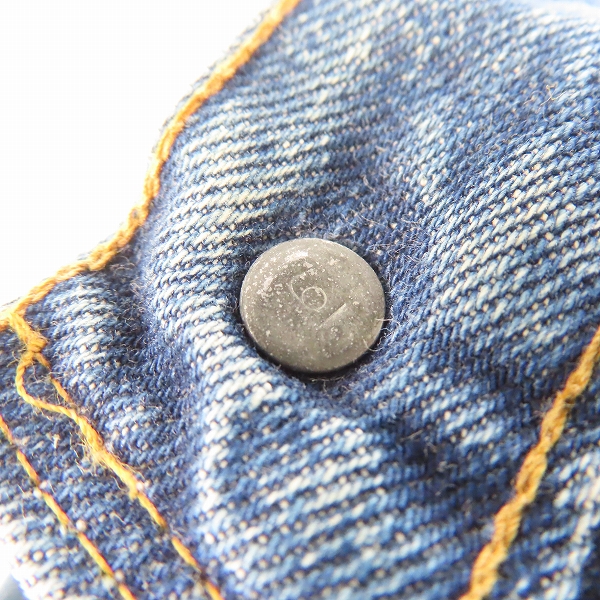 実際に弊社で買取させて頂いたLEVI'S/リーバイス 501 66前期 ボタン裏刻印6 スモールe ボタンフライ デニムパンツ/W31の画像 5枚目