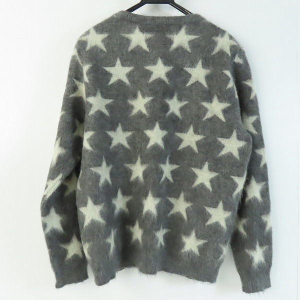 実際に弊社で買取させて頂いたWACKO MARIA/ワコマリア STAR MOHAIR KNIT U NECK スター モヘアニットセーター WMK-JQ02/Lの画像 1枚目