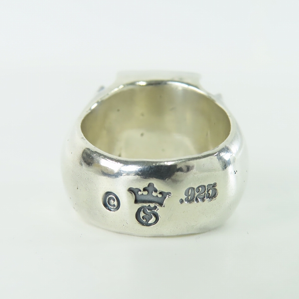 実際に弊社で買取させて頂いた【ギャラ/クロス付き】Gaboratory/ガボラトリー ガボール Iron Cross Ring/アイアンクロスリング 19.5号の画像 3枚目