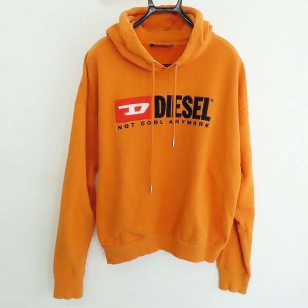 実際に弊社で買取させて頂いたDIESEL/ディーゼル ロゴプリント パーカー/L