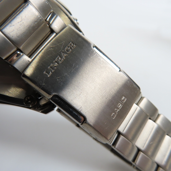 実際に弊社で買取させて頂いたCASIO/カシオ LINEAGE リニエージ 電波ソーラー 腕時計 LCW-M100Tの画像 6枚目