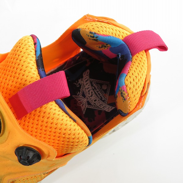 実際に弊社で買取させて頂いたReebok/リーボック INSTA PUMP FURY OG ポンプフューリー オレンジマルチ BD1507/29の画像 4枚目