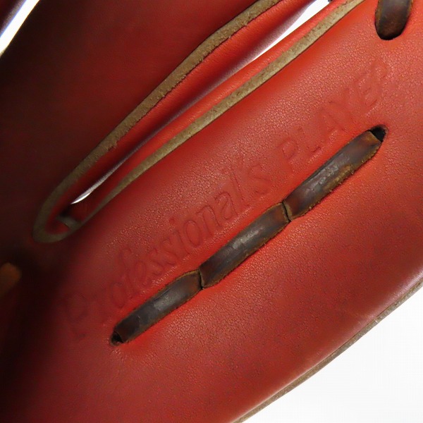 実際に弊社で買取させて頂いたHI-GOLD/ハイゴールド 軟式 内野手 右投げ用グローブの画像 7枚目