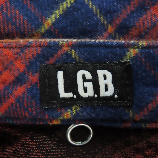 実際に弊社で買取させて頂いたL.G.B./ルグランブルー スナップボタン チェックシャツ Shirt-G/TIPI/M 27059/1の画像 2枚目