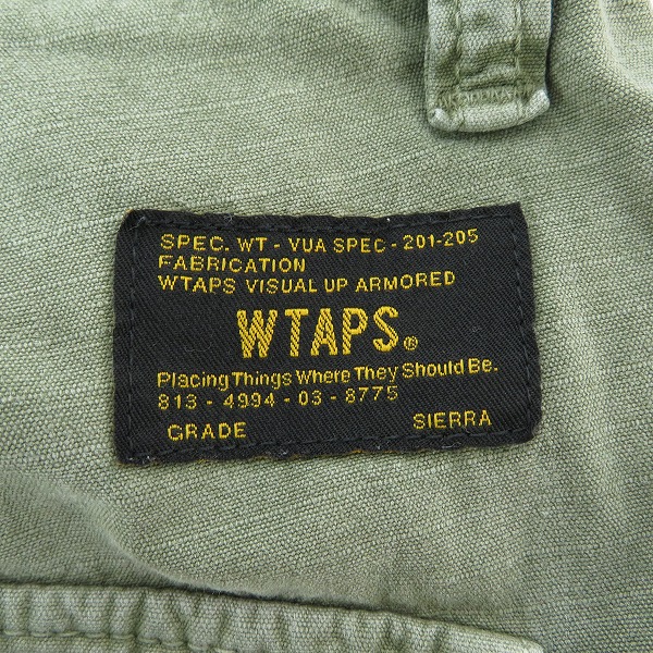実際に弊社で買取させて頂いたWTAPS/ダブルタップス JUNGLE SKINNY スキニー カーゴパンツ 151GWDT-PTM09/1の画像 2枚目