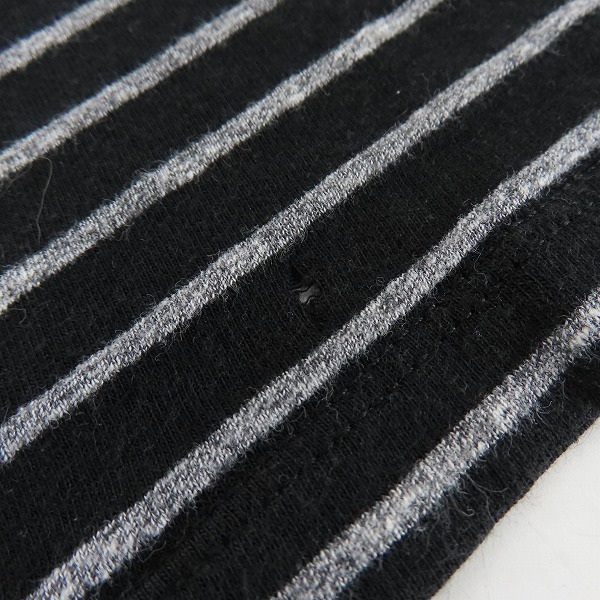 実際に弊社で買取させて頂いたSAINT LAURENT PARIS/サンローランパリ ボーダー Tシャツ 391248Y2MB1/Sの画像 7枚目