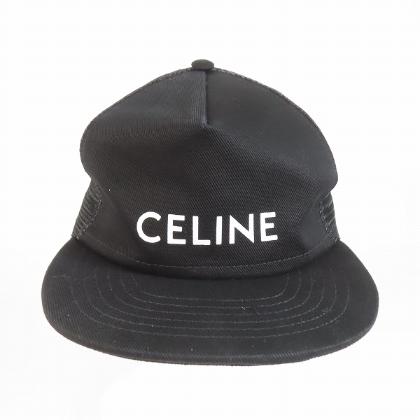実際に弊社で買取させて頂いた【JPタグ】CELINE/セリーヌ ロゴ ベースボールキャップ 2AUU2641M/Lの画像 1枚目