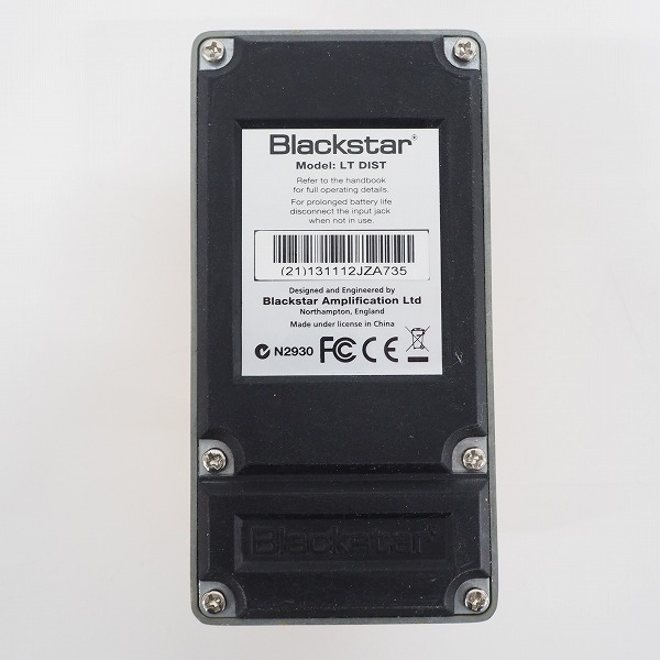 実際に弊社で買取させて頂いたBLACKSTAR/ブラックスター LT DIST ディストーション エフェクター【動作確認済】の画像 6枚目
