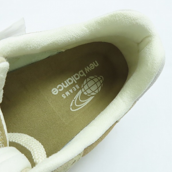 実際に弊社で買取させて頂いた【未使用】NEW BALANCEｘBEAMS/ニューバランス×ビームス 40th 別注 ベージュマルチ CM1400BB/26.0の画像 4枚目