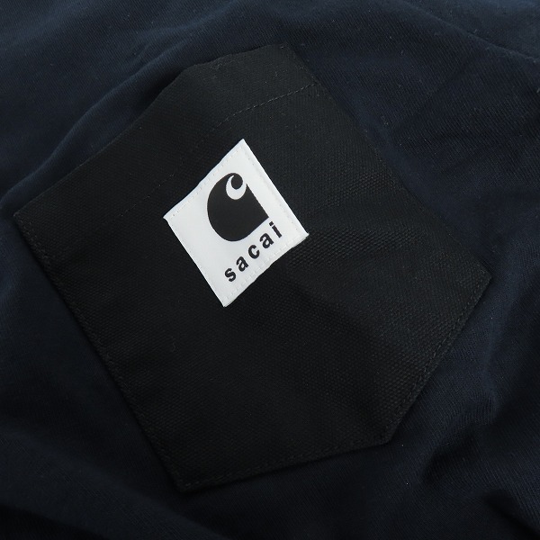実際に弊社で買取させて頂いたsacai×Carhartt/サカイ×カーハート 23AW Carhartt WIP T-Shirt/ウィップTシャツ/半袖Tシャツ 23-0557S/2の画像 5枚目