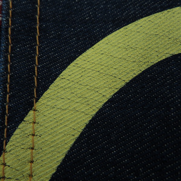 実際に弊社で買取させて頂いたEVISU/エヴィス/エビス デニム ポケットデザイン ショルダーバッグの画像 8枚目