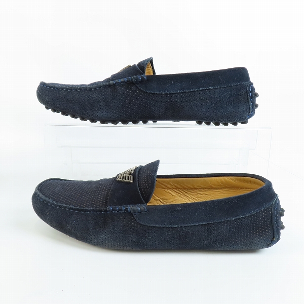 実際に弊社で買取させて頂いたEMPORIO ARMANI/エンポリオアルマーニ スエードドライビングシューズ X4B055/8の画像 3枚目