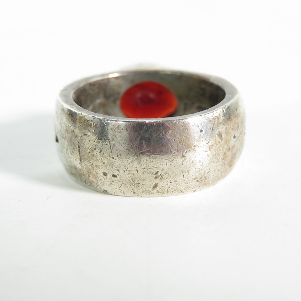 実際に弊社で買取させて頂いた【ギャラ付き】LEATHERS AND TREASURES/レザーズ＆トレジャーズ スクロール ケルティックヴァイン ラージストーン リング/13号の画像 3枚目