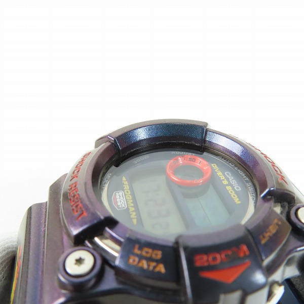 実際に弊社で買取させて頂いたG-SHOCK/Gショック FROGMAN フロッグマン 毒蛙 マジョーラカラー GW-201-6JFの画像 5枚目