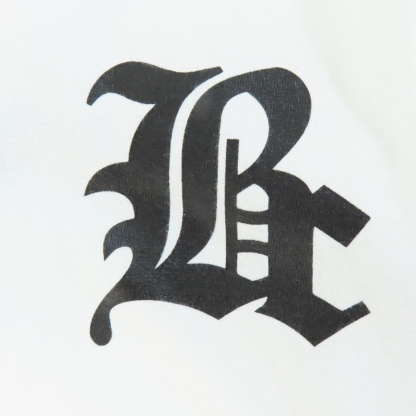 実際に弊社で買取させて頂いたBack Channel/バックチャンネル 半袖Tシャツ ホワイト/Mの画像 3枚目