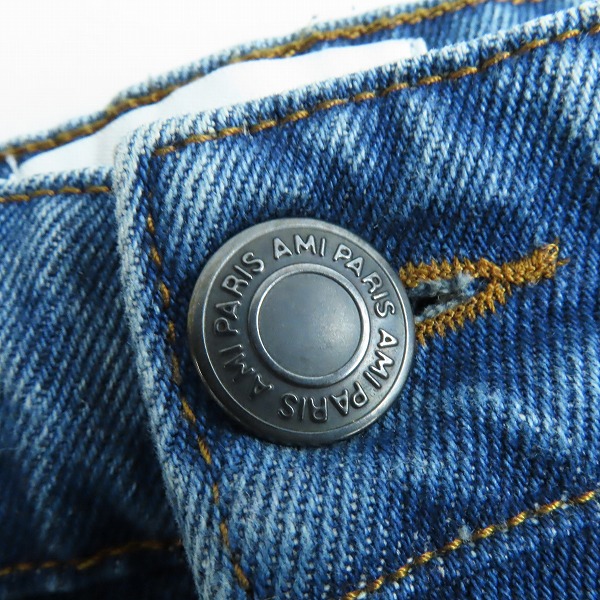 実際に弊社で買取させて頂いたami alexandre mattiussi/アミ アレクサンドルマテュッシ デニム ショートパンツ/ショーツ HSO600.DE0001 00491/36の画像 7枚目