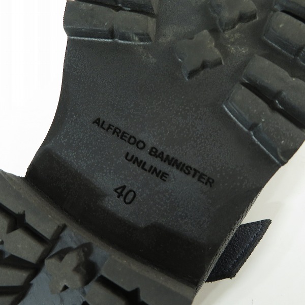 実際に弊社で買取させて頂いたALFREDO BANNISTER/アルフレッドバニスター UNILINE サンダル /40の画像 6枚目