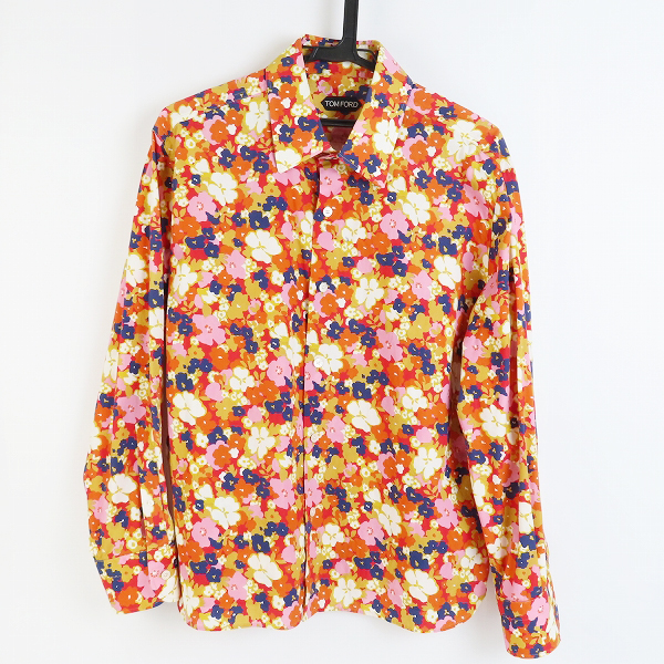 実際に弊社で買取させて頂いたTom Ford/トムフォード フラワー 花柄 長袖 シャツ 44
