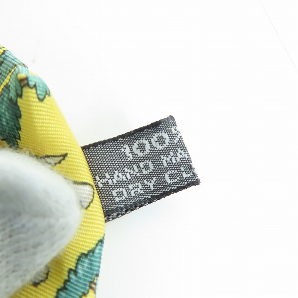 実際に弊社で買取させて頂いたHUNTING WORLD/ハンティングワールド エレファント総柄  シルクネクタイ の画像 4枚目