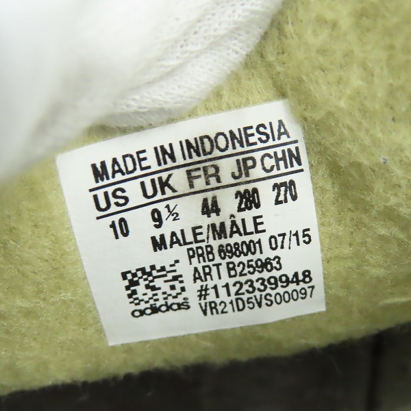 実際に弊社で買取させて頂いたadidas/アディダス SUPERSTAR 80S VINTAGE DX/スーパースター 80’s ビンテージ B25963 28の画像 5枚目