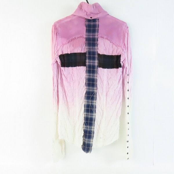 実際に弊社で買取させて頂いたL.G.B./ルグランブルー シワ加工 グラデーション ボタンダウン 長袖シャツ Shirt-G/STD/M 91509/2