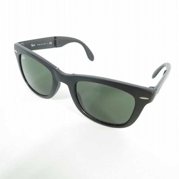 実際に弊社で買取させて頂いたRay-Ban/レイバン FOLDING WAYFARER/ウェイファーラー 折り畳み サングラス/アイウェア ブラック RB4105 601-S
