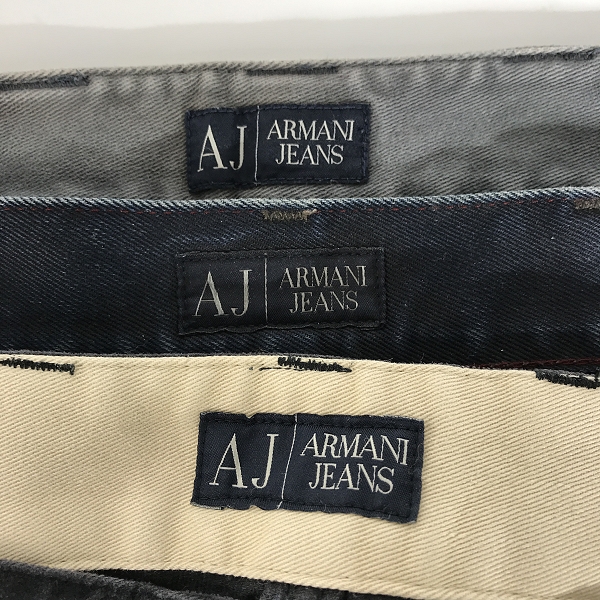 実際に弊社で買取させて頂いた【おまとめ】ARMANI JEANS/アルマーニジーンズ デニムパンツ 等の画像 1枚目