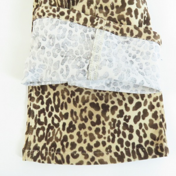 実際に弊社で買取させて頂いたJohn Galliano/ジョンガリアーノ ヒョウ柄 パンツ ボトムス 44の画像 4枚目