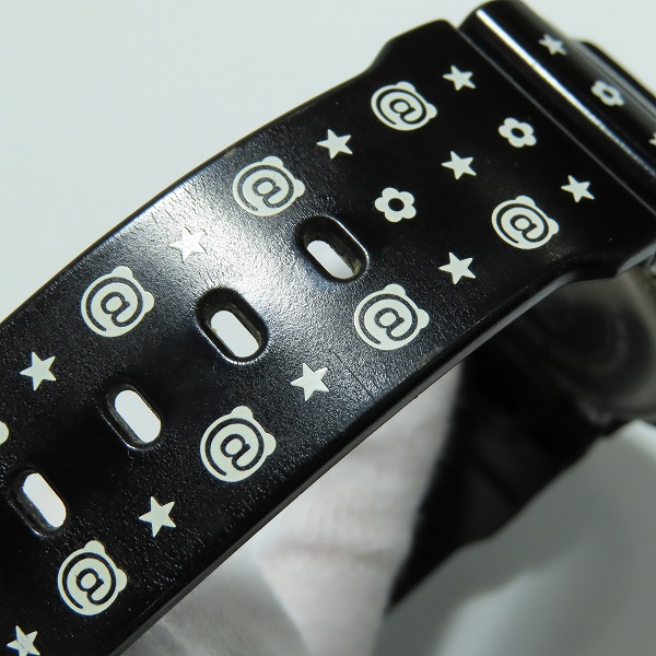 実際に弊社で買取させて頂いたG-SHOCK×MEDICOM TOY/Gショック×メディコム トイ ベアブリック 腕時計 DW-5600MT-1JRの画像 9枚目