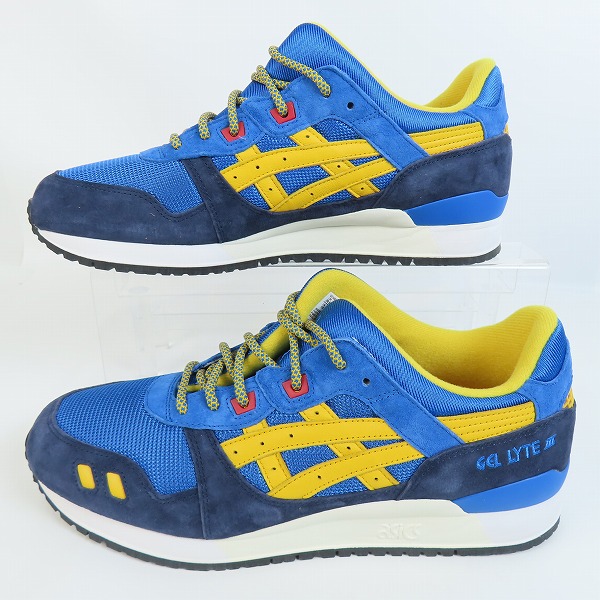 実際に弊社で買取させて頂いた【未使用】KITH×asics×Marvel/キス×アシックス×マーベル GEL-LYTE III REMASTERED - GAMBIT 1201A961/28.5の画像 3枚目