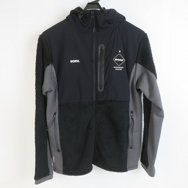 実際に弊社で買取させて頂いたF.C.Real Bristol/F.C.レアルブリストル 17AW POLARTEC FLEECE HYBRID HOOD TOP FCRB-178022 /S
