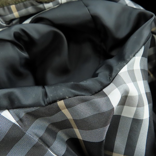 実際に弊社で買取させて頂いたBURBERRY BLUE LABEL/バーバリーブルーレーベル ショートウールPコート/ジャケット/Mの画像 5枚目
