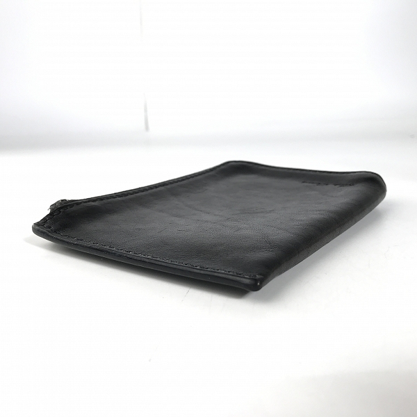 実際に弊社で買取させて頂いたRick Owens/リックオウエンス レザー ラウンドファスナー ウォレット/ポーチの画像 2枚目