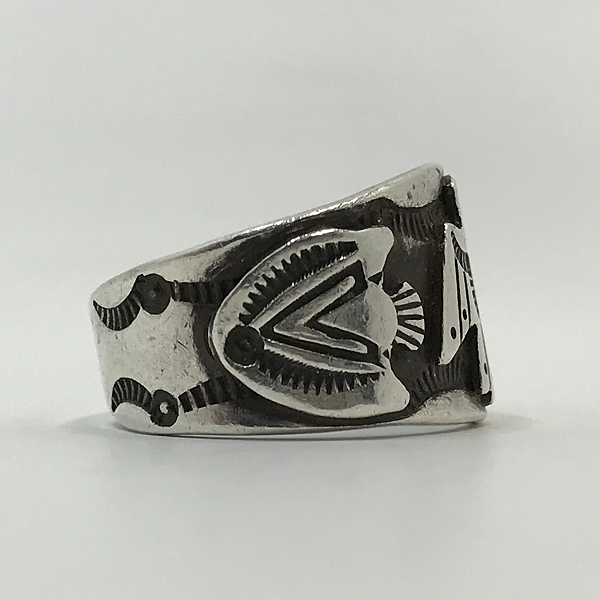 実際に弊社で買取させて頂いたTHE FLAT HEAD/フラットヘッド サンダーバード リング 17.5号の画像 4枚目