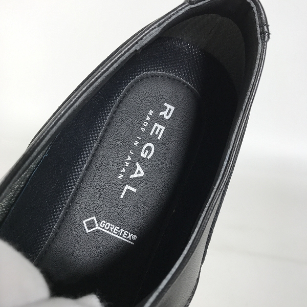 実際に弊社で買取させて頂いた(1)REGAL/リーガル GORE-TEX/ゴアテックス プレーントゥ レザーシューズ CJ22B 34HR/25.5EEE の画像 4枚目