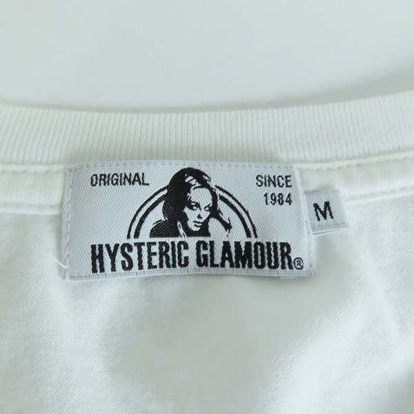 実際に弊社で買取させて頂いたHYSTERIC GLAMOUR/ヒステリックグラマー ROCK ME BABY ガール プリント Tシャツ 0262CT15/Mの画像 2枚目